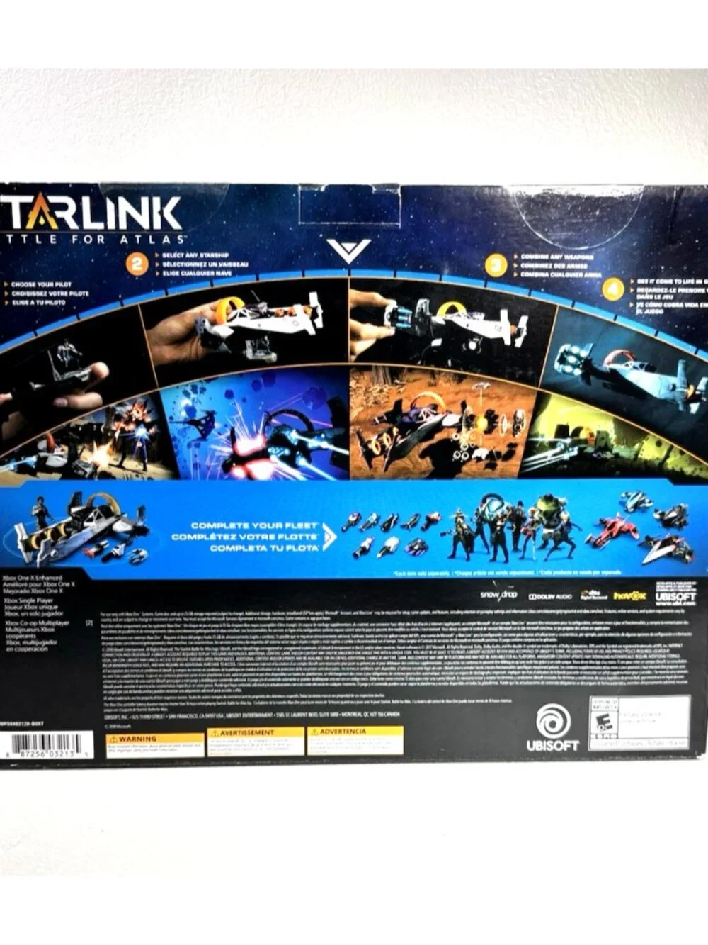 Starlink Battle for Atlas Starter Pack Microsoft Xbox One Game Figure + Ship